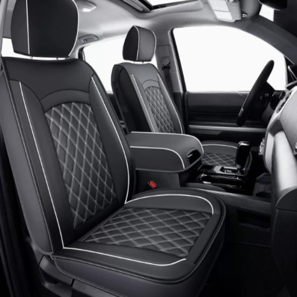 Custom Fit Waterproof Leather Full Coverage Seat Covers for 2015-2023 Ford F-150 | 2017-2023 Ford F-250 F-350 F-450 Super Duty
