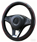 Universal 15-Inch Car Steering Wheel Cover for Ford Models