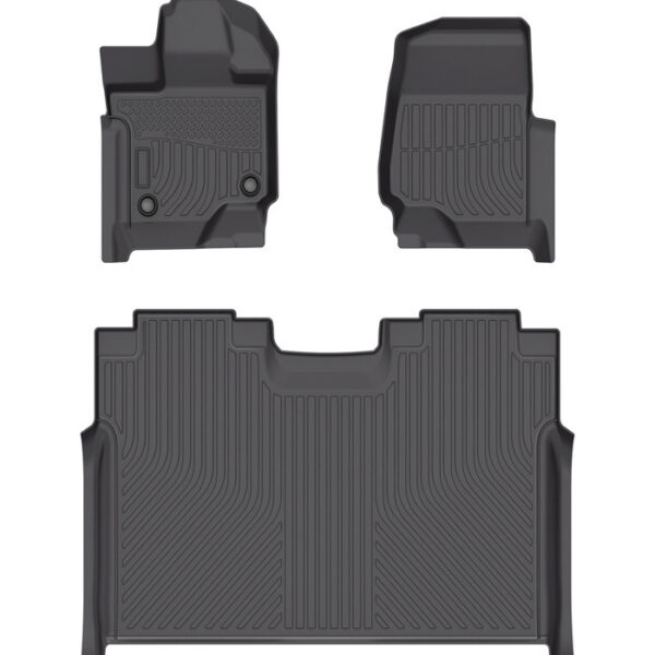 2015-2025 Ford F-150 SuperCrew TPE All-Weather Floor Mats Liners